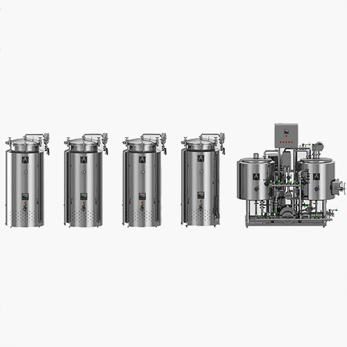 100L TURNKEY OIL HEATING BREWHOUSE WITH FERMENTERS