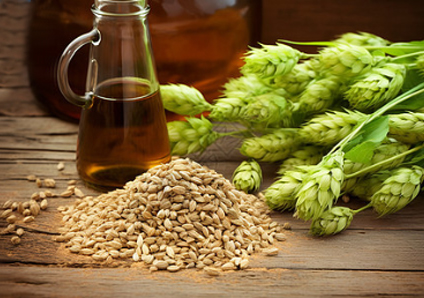 What do hops do in brewing?