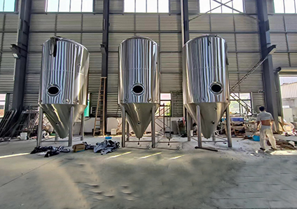 80bbl fermenters is mostly complete and waiting to be tested